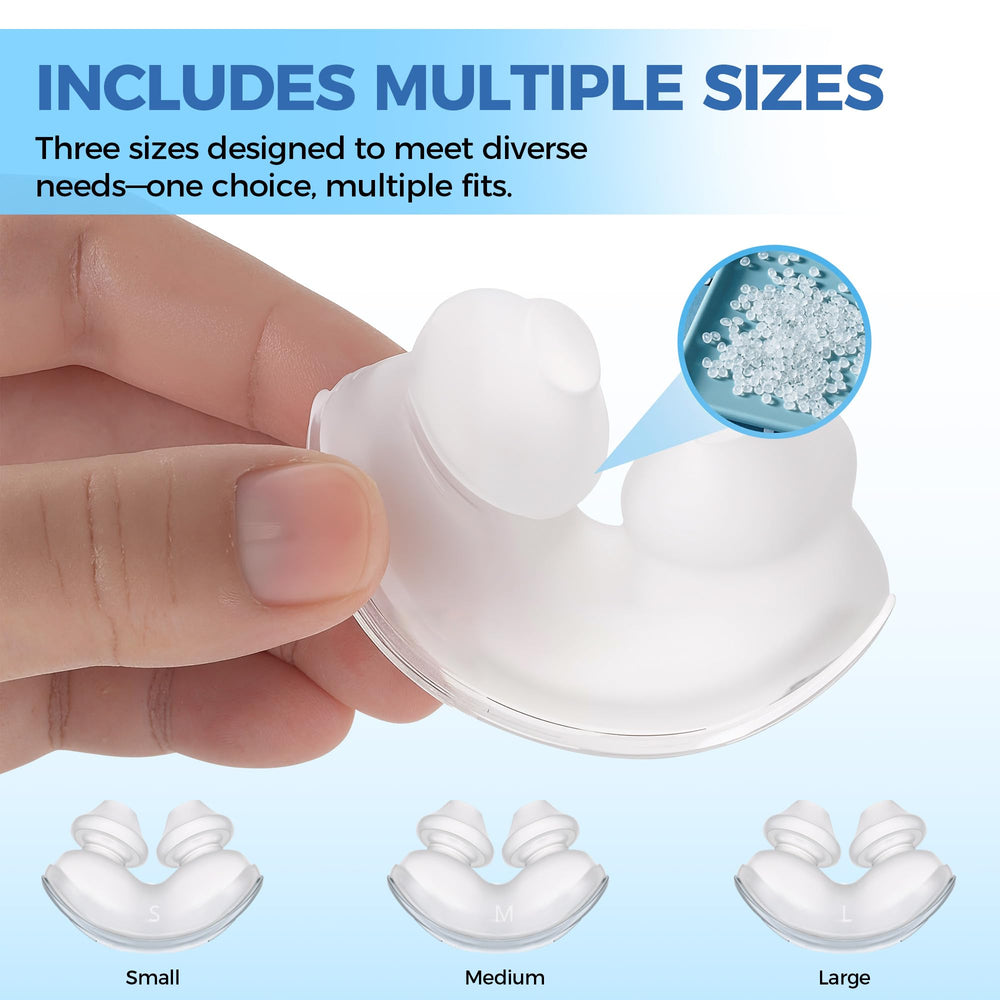 AIBUTI CPAP nasal mask with headgear for secure, comfortable wear.