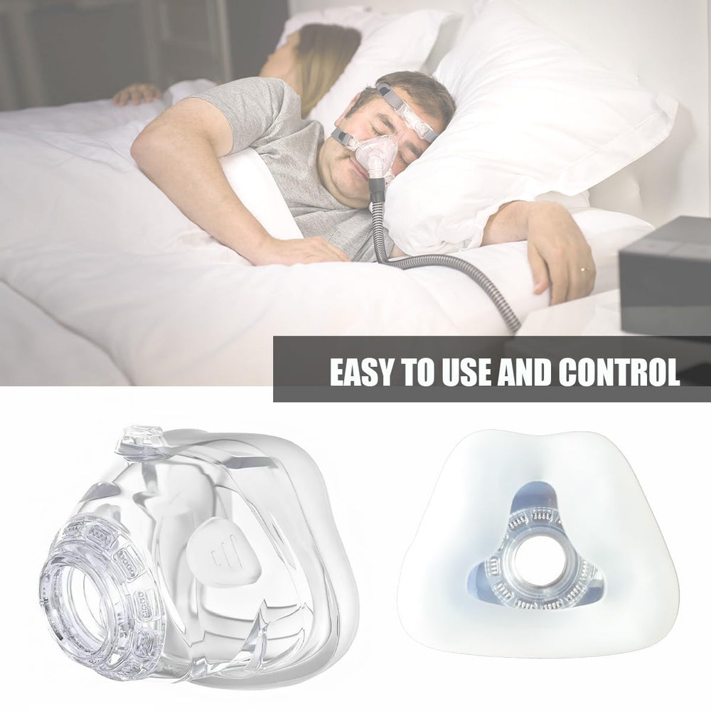 AICANMOU Mirage FX cushion compatibility view highlighting secure seal.