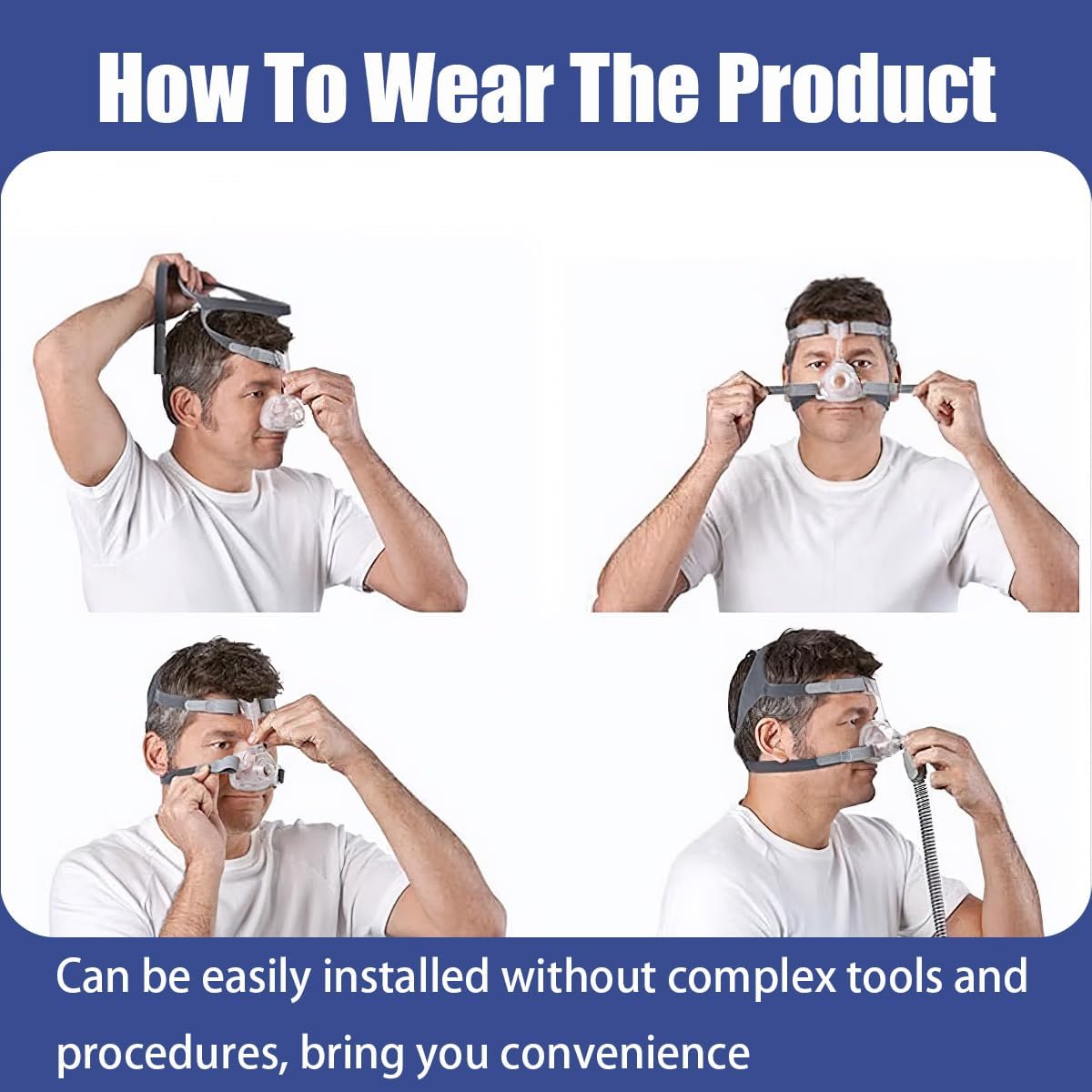 AICANMOU soft cushion fits diverse faces while maintaining a stable seal.