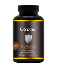 Aidan C-Statin bottle front with capsules suggesting angiogenesis support