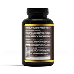 Close-up of Aidan C-Statin capsules highlighting natural plant ingredients