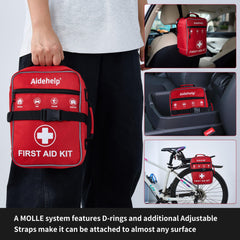 Aidehelp emergency blanket and tourniquet included in kit