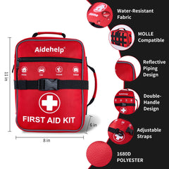 Aidehelp MOLLE-compatible straps for secure mounting