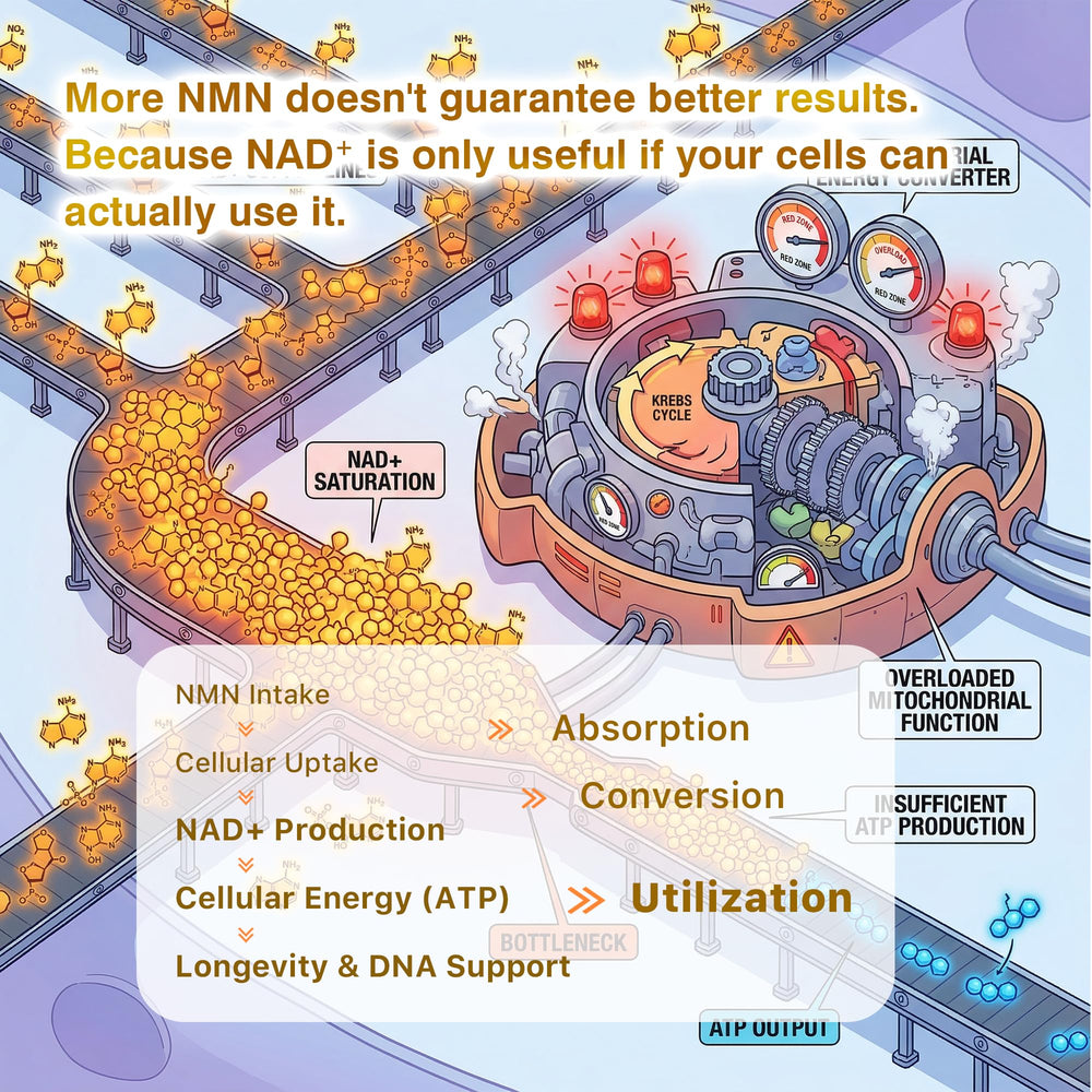 Capsules closeup for AIDEVI NMN 18000, easy daily intake.