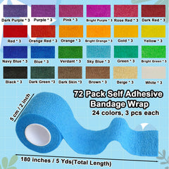 ailixinda self-adhesive wrap in 2in x 5yds, easy to secure without nails