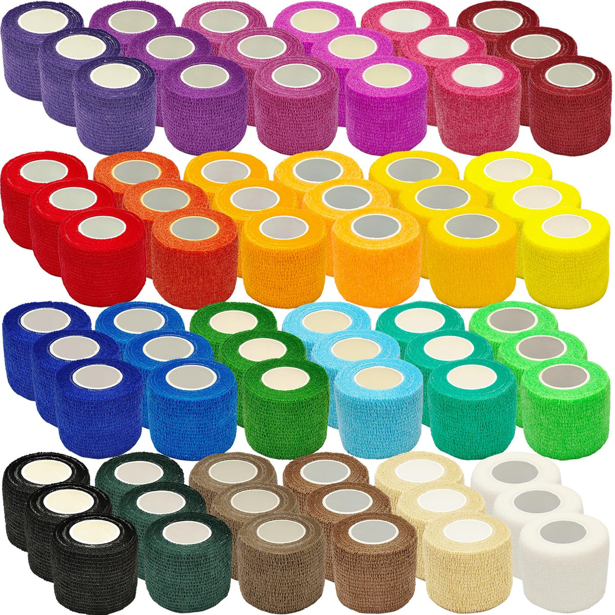 ailixinda 72-pack color variety for easy color-matching and quick wrap