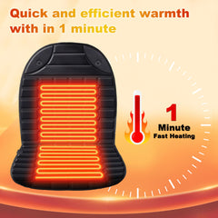Aimery seat warmer with two heat levels for customizable warmth during commutes