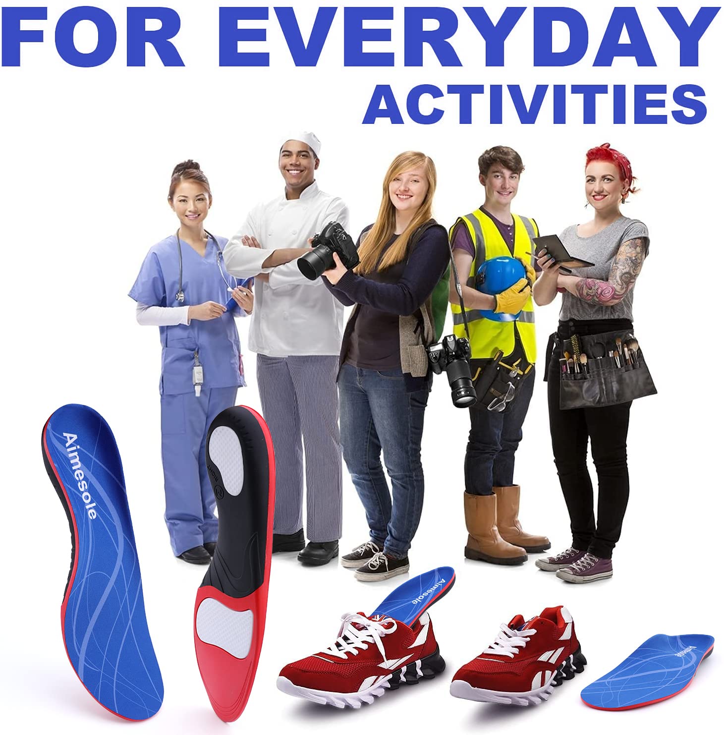 Aimesole anti-slip fabric keeps feet fresh and odor-free