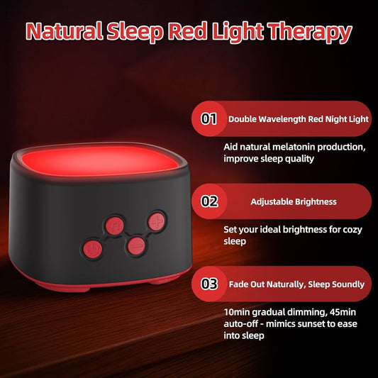 Aimmbiuty white noise sounds support focus and rest.