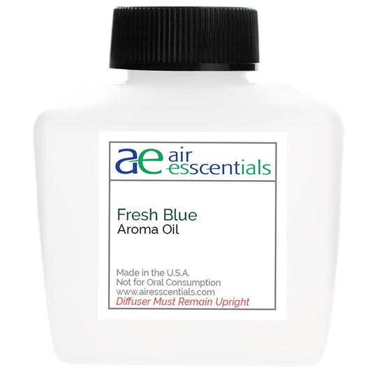 Air Esscentials Fresh Blue Aroma Oil bottle ready for long-lasting diffuser scent