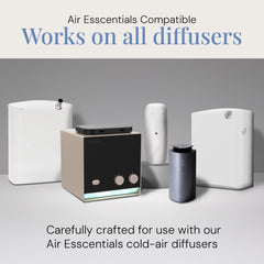 Air Esscentials Fresh Blue Aroma Oil packaging emphasizes USA-made quality