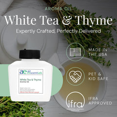 Air Esscentials Rose Petals Thyme Balsam blend for sophisticated living spaces.