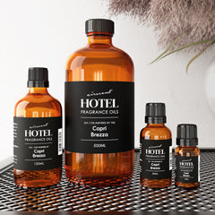 Air-Scent Capri Brezza 500ml glass bottle highlights premium packaging.