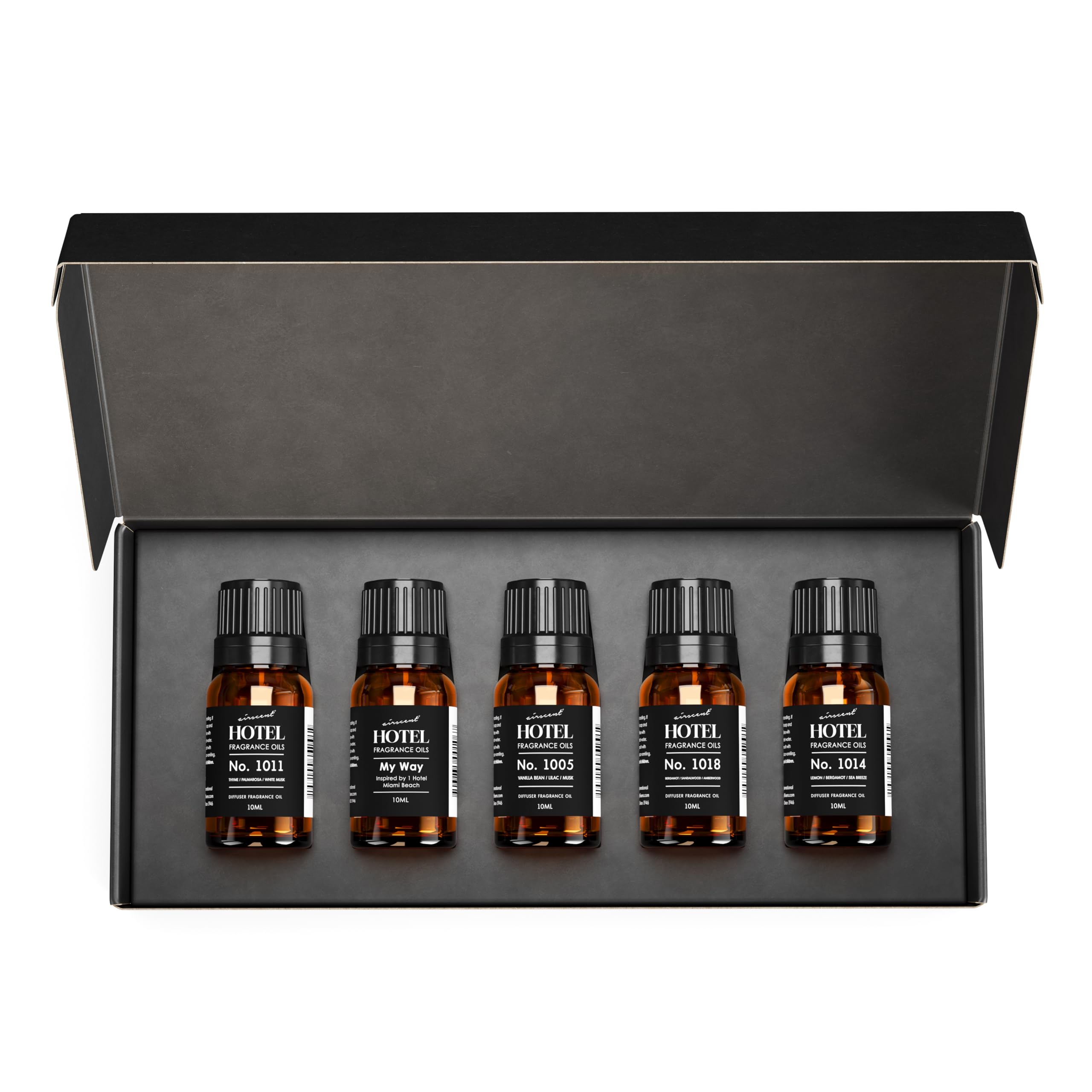 Air-Scent gift set with seaside hotel diffusers for a calming home ambience.