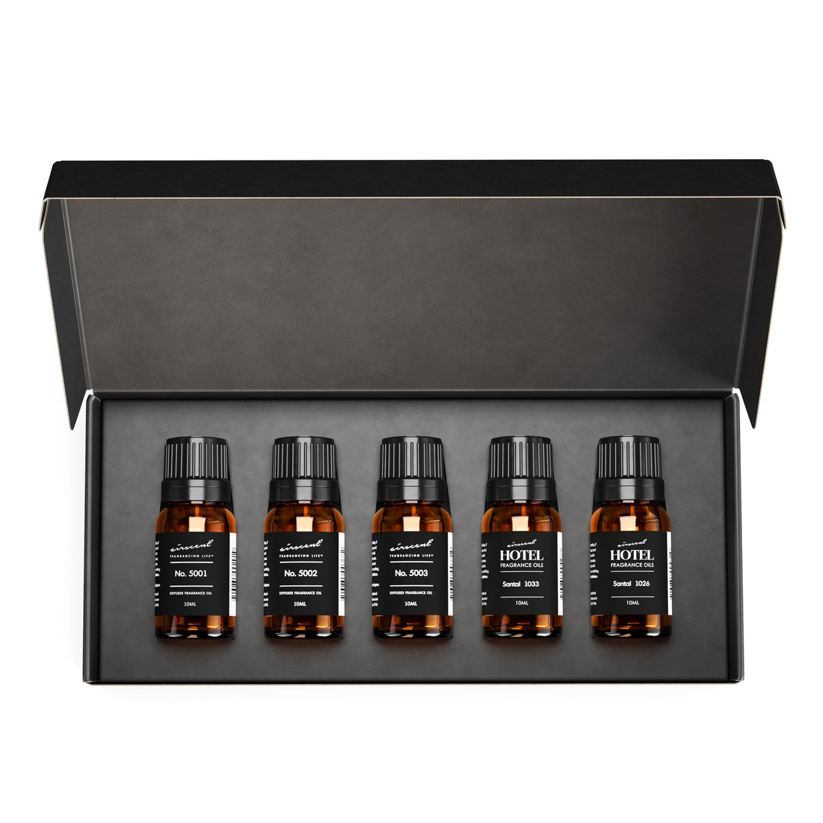 Air-Scent Baccarat Rouge-inspired oil for diffusers and home ambiance.