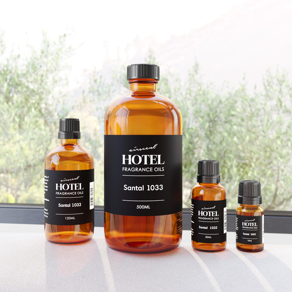 Air-Scent Santal Diffuser Oil No. 1033 packaging, elegant presentation