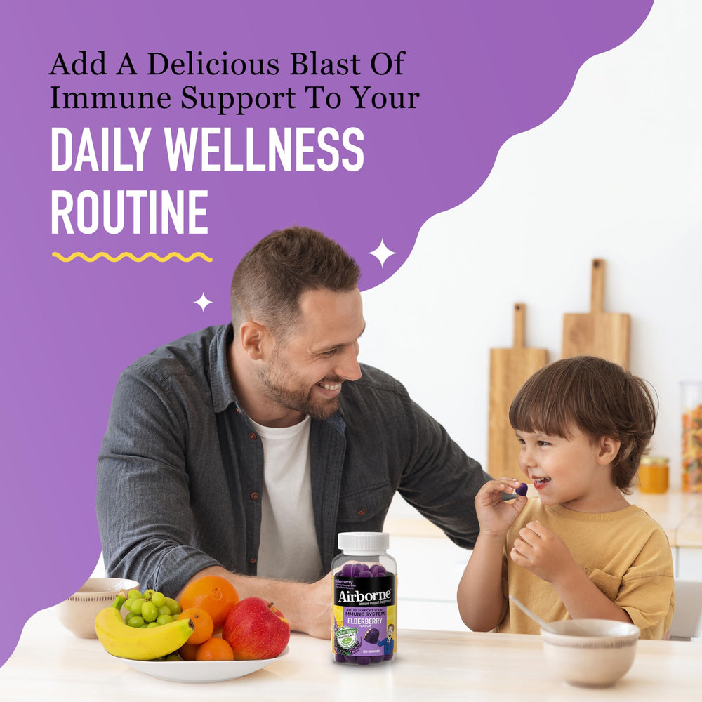 Bottle open with gummies ready to chew during a busy day.