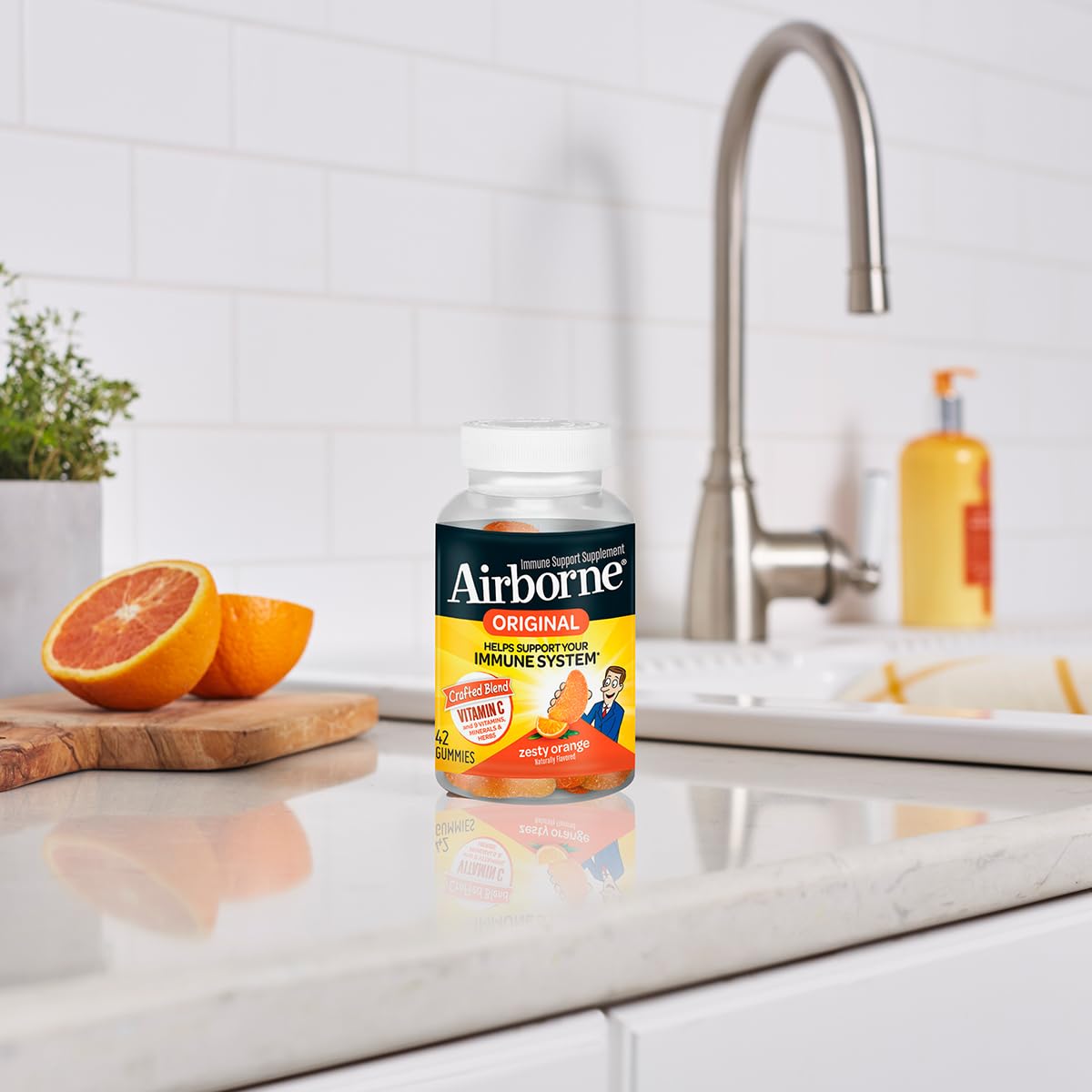 Airborne gluten-free seal signals dietary compatibility for diverse needs