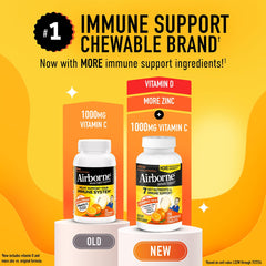 Airborne kids 12 plus citrus chewables look appealing for young users