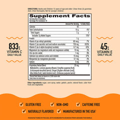 Airborne on-shelf packaging highlights gluten-free formula and antioxidant blend