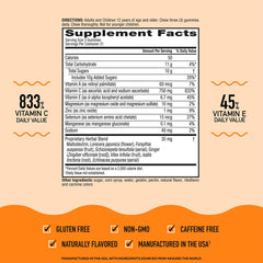 Airborne proprietary herbal blend highlights natural supporting ingredients.