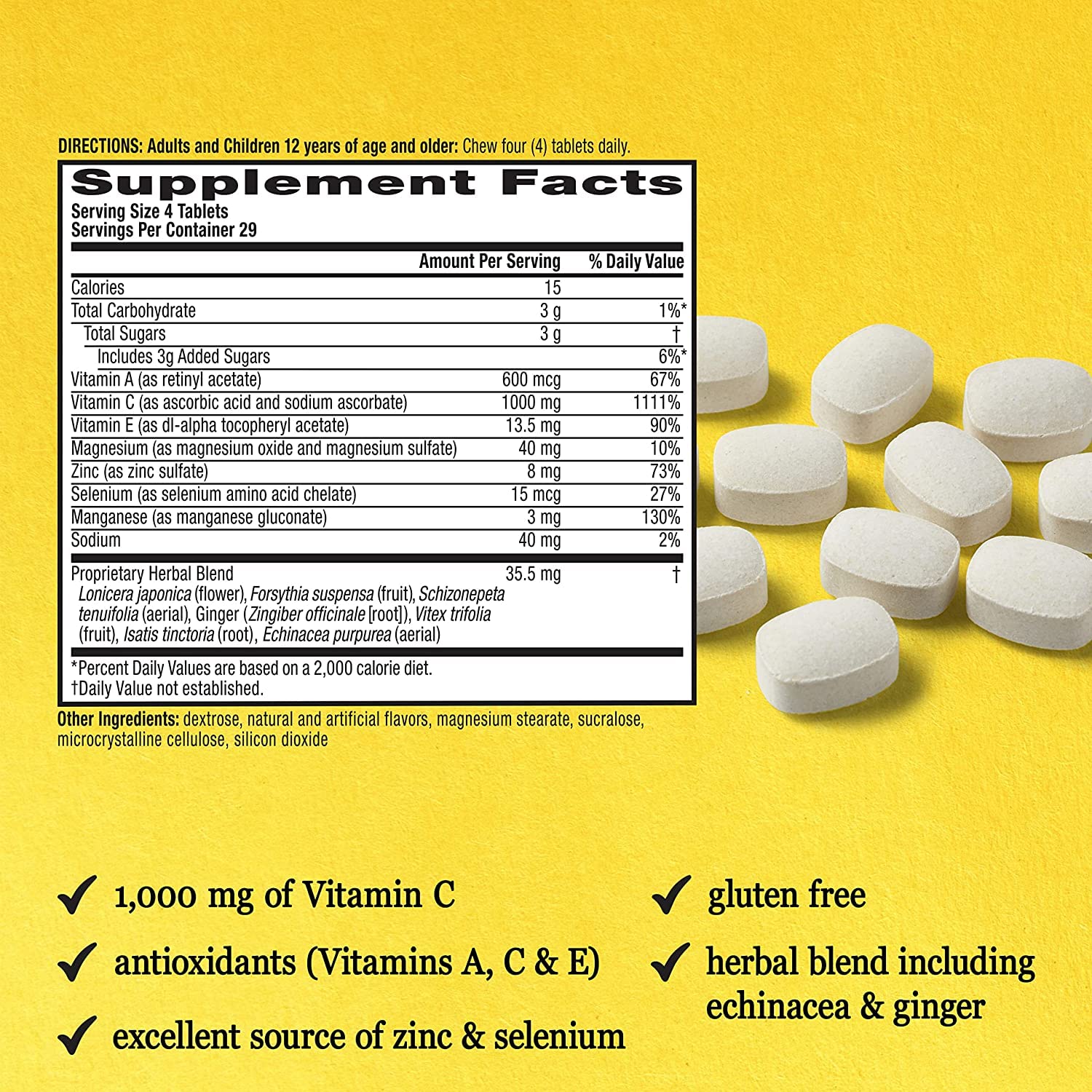 Airborne very berry flavor chewables on hand for easy daily intake