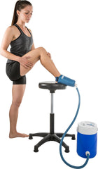 Aircast Foot Therapy coverage demonstrates extended relief for post-injury rehab sessions.