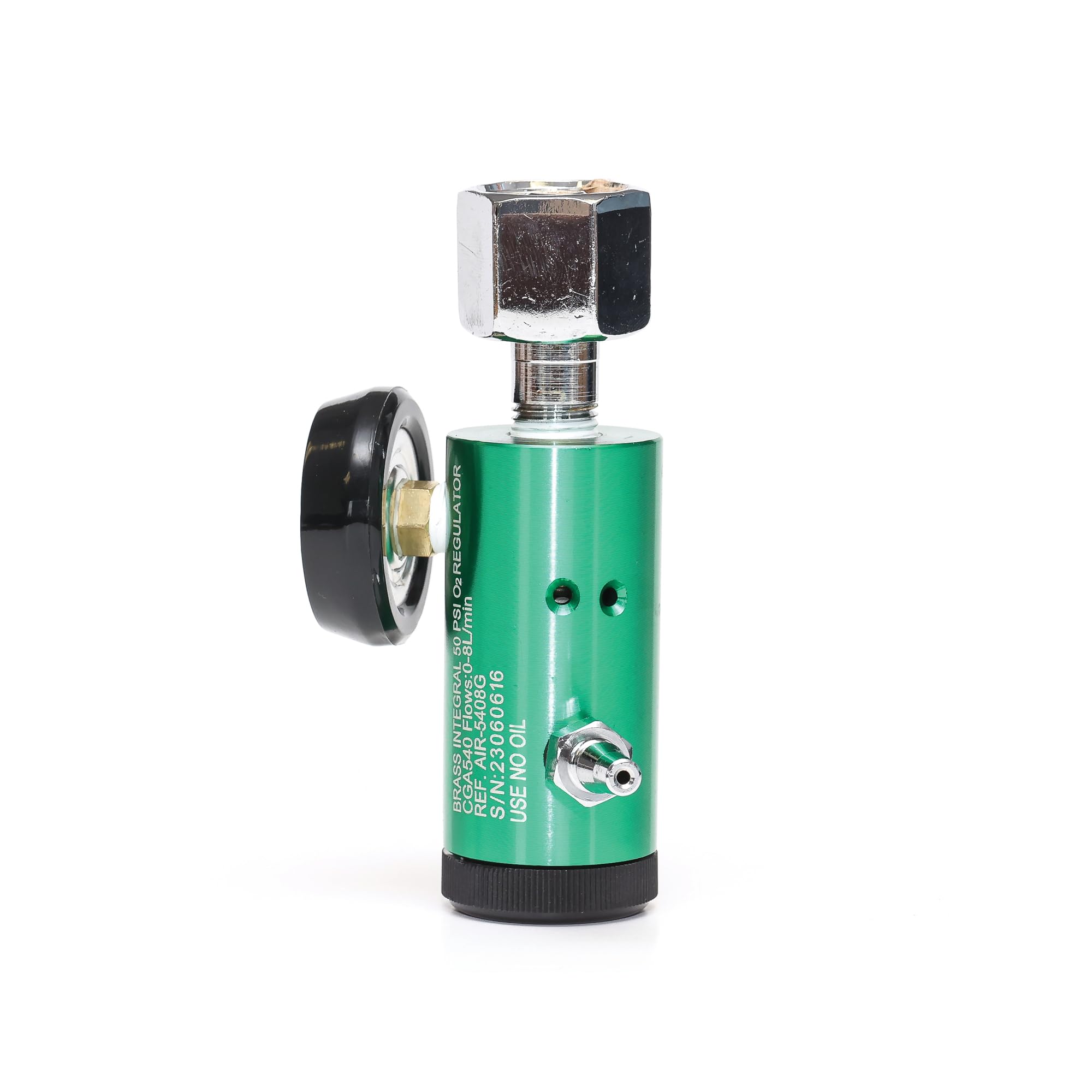 AireMed durable aluminum home-use regulator for daily tasks.