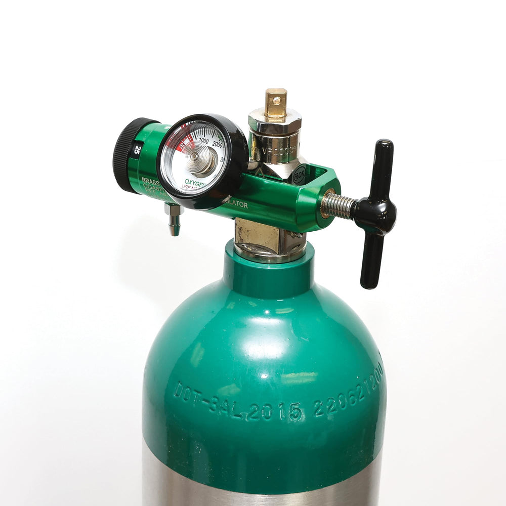AireMed CGA-870 fitting ensures cylinder compatibility.