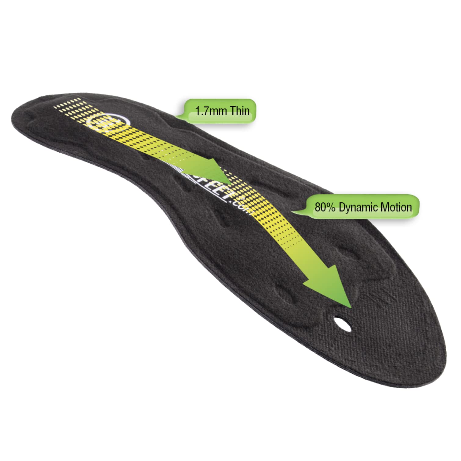 AIRFEET all-day comfort insoles inside shoes support daily walking.