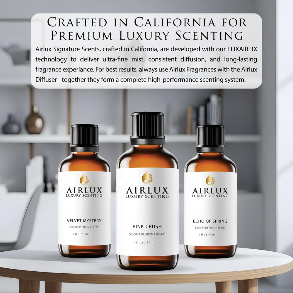 Airlux Lunar works with undiluted oils and lets you tailor scent strength precisely.