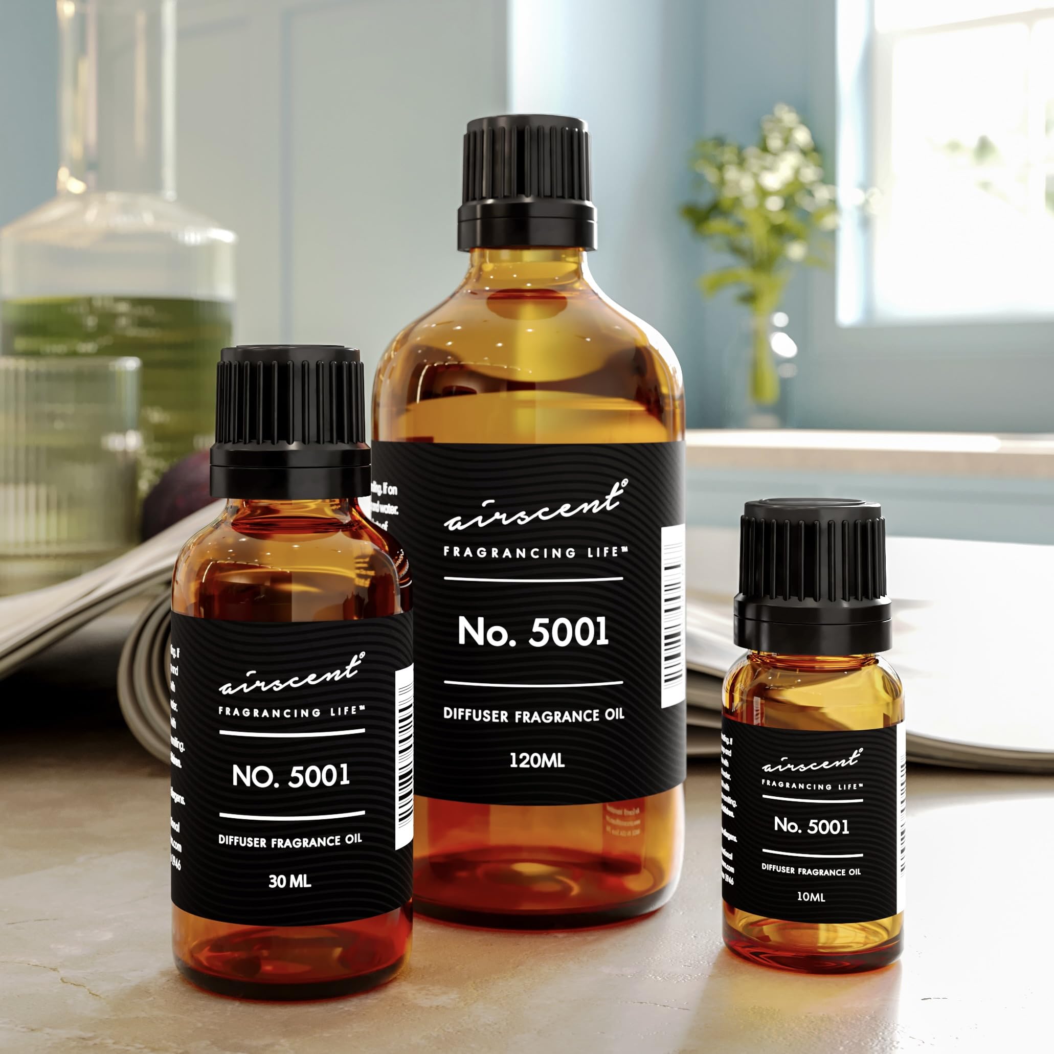 Air-Scent Bac. Rouge close-up of premium diffuser oil texture