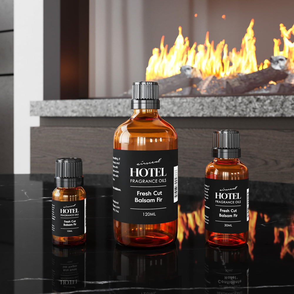AirScent diffuser oil label detail emphasizes IFRA-compliant ingredients