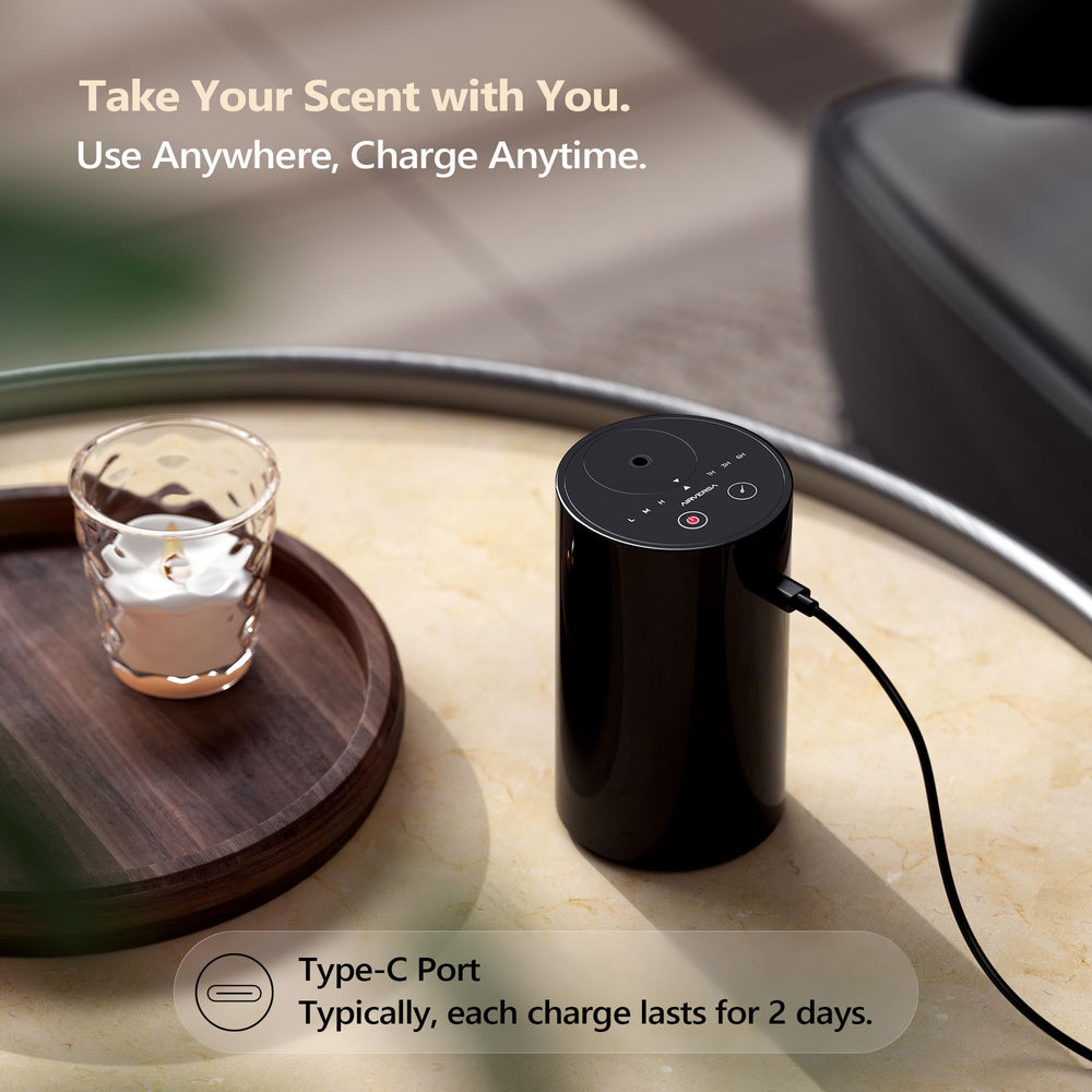 Airversa AN8 compact portable diffuser suitable for travel