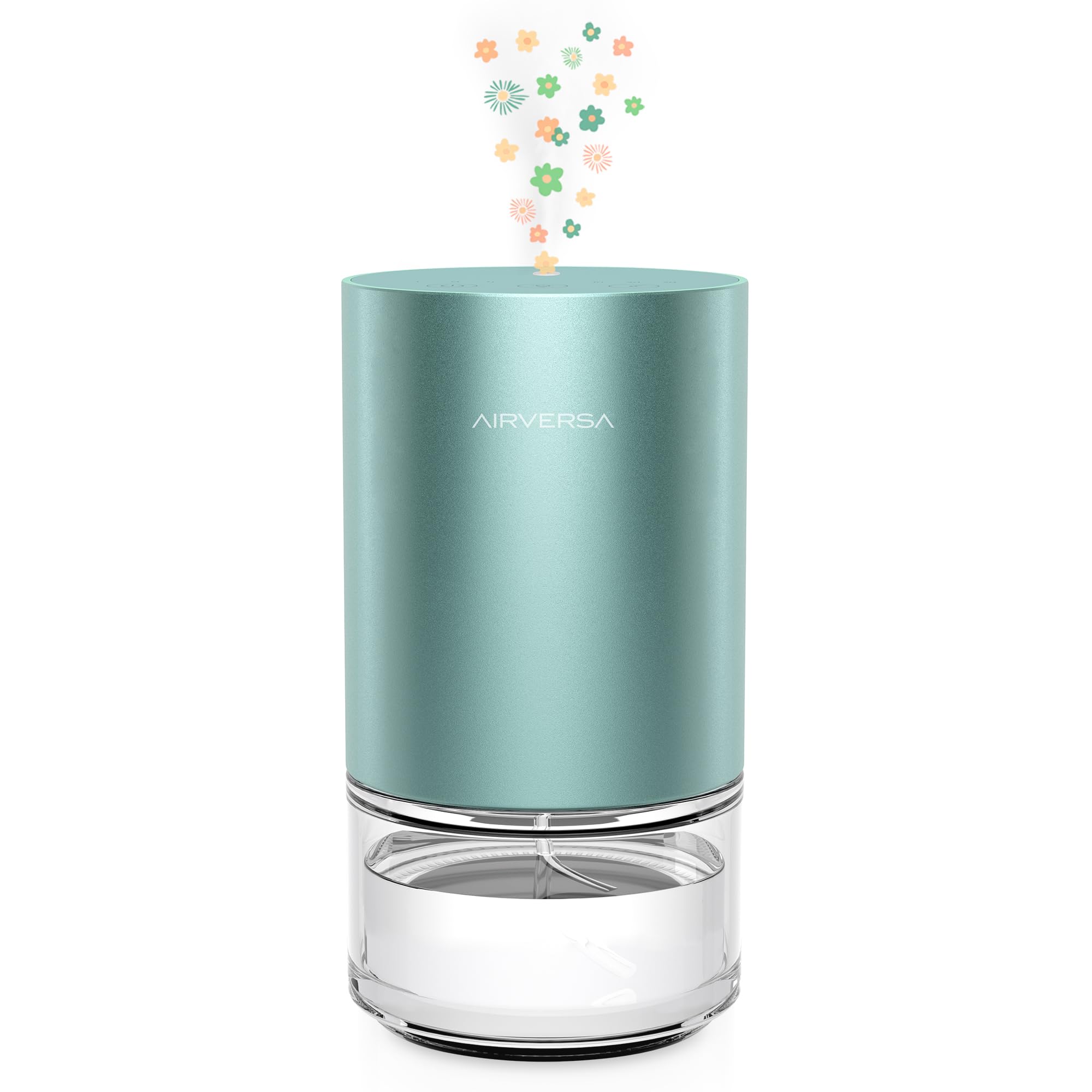 Airversa AN9 Mint waterless diffuser provides long-lasting scent for larger spaces.