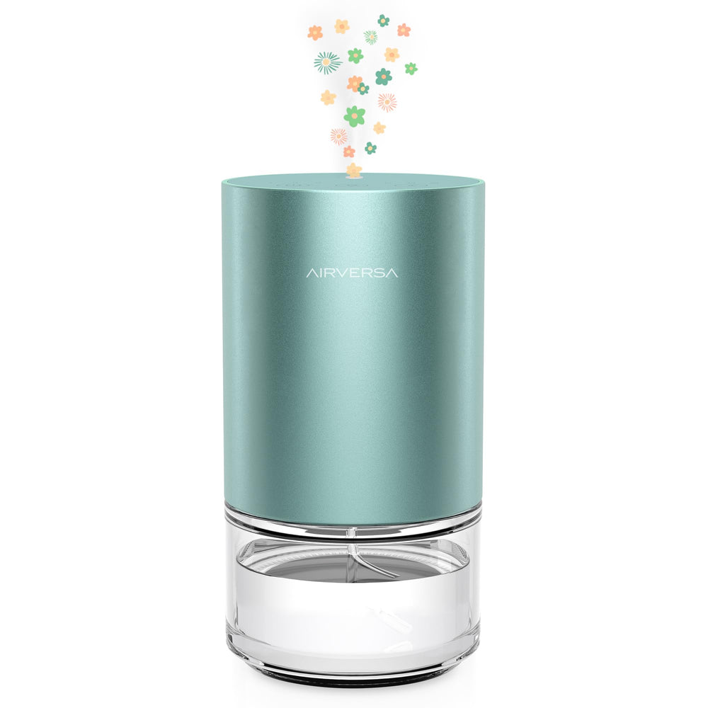 Airversa AN9 Mint waterless diffuser provides long-lasting scent for larger spaces.