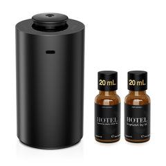 Airversa ANX Kit 3 black front view showcases a compact diffuser for large rooms