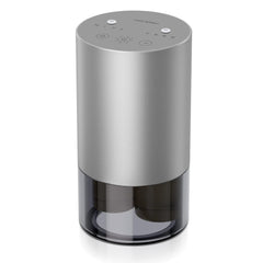 Airversa dual-nozzle diffuser with metal body enhances room ambiance.