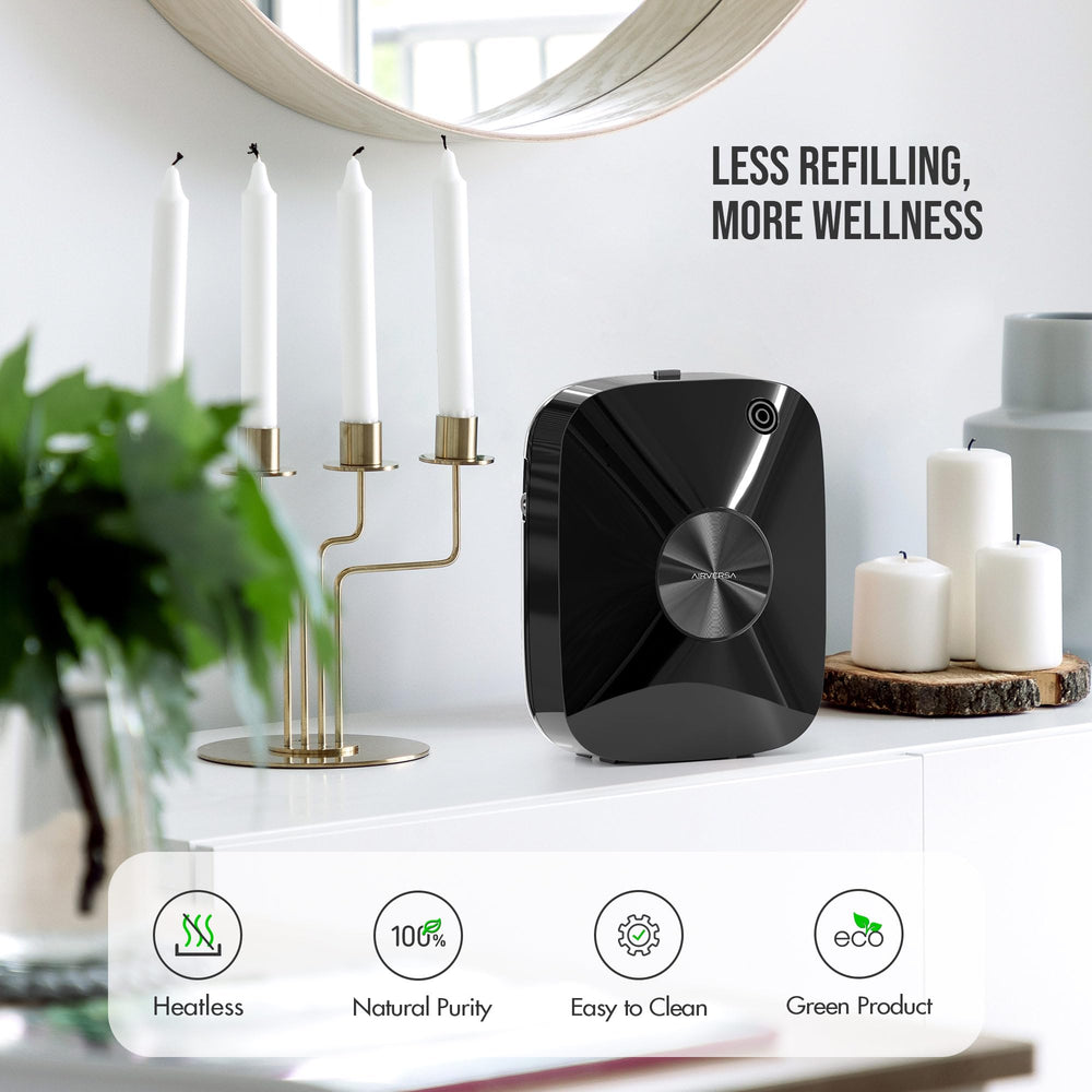 Airversa 24K Aura fragrance bottle delivers warm, inviting scent.