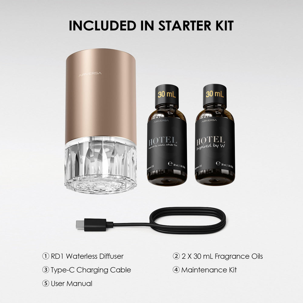 Airversa LED ambient light modes for mood-enhancing color effects