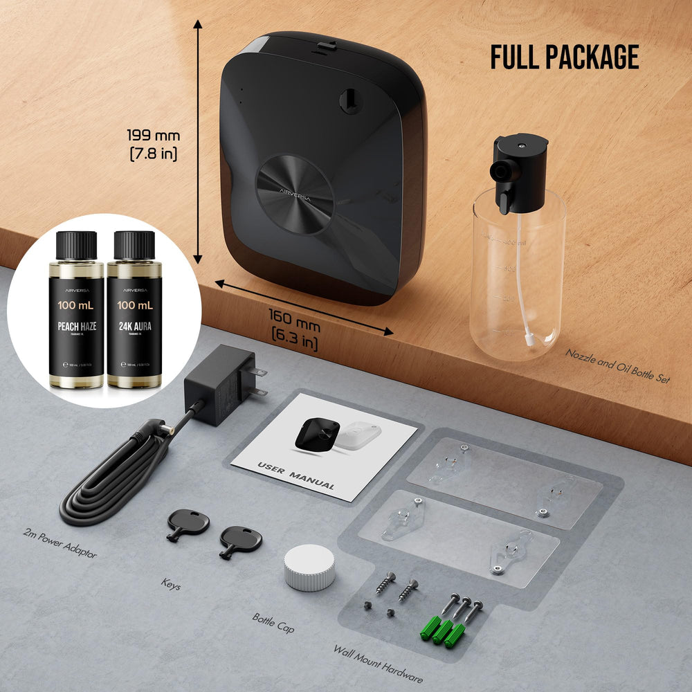 Airversa power adapter 12A1V included for reliable operation.