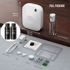 Airversa diffusion system with key-lock ensures safe operation.