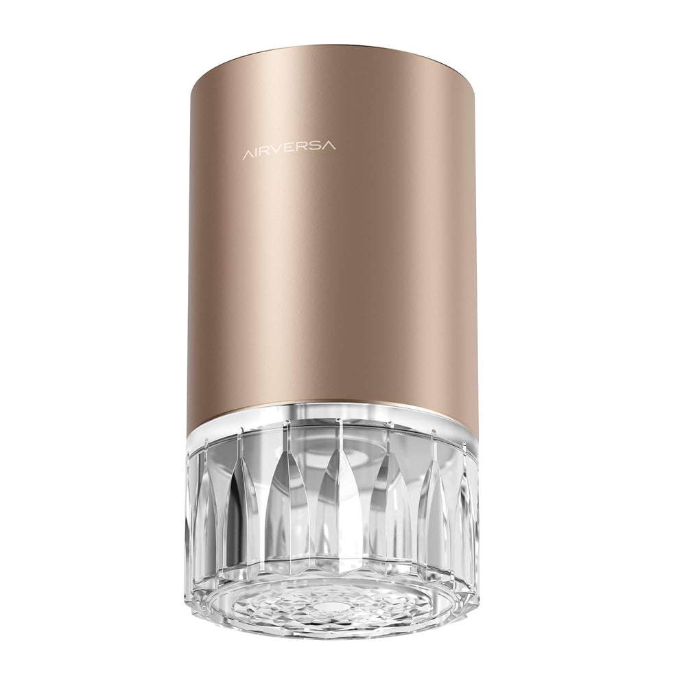 Airversa waterless diffuser in operation showing cordless aroma diffusion.