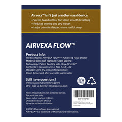 Airvexa Flow nasal dilator size extra large for secure fit