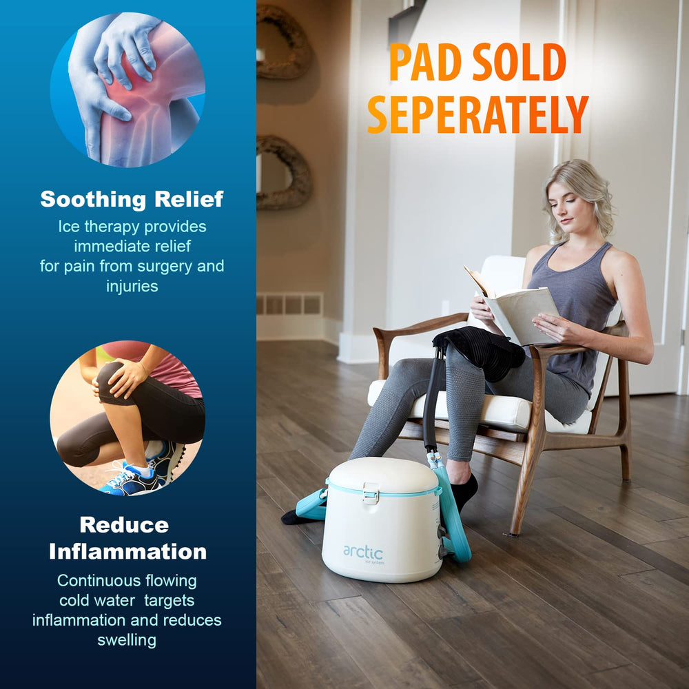 Compression assist feature accompanies cooling for potential swelling relief