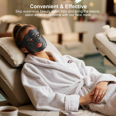 AIUO black LED mask silhouette with modern home aesthetic.