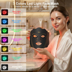 AIUO LED face mask worn on the face for daily use.