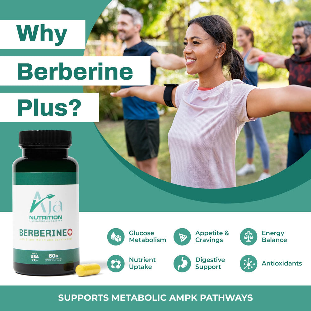 Aja Nutrition Berberine Plus label detail conveys purity and potency