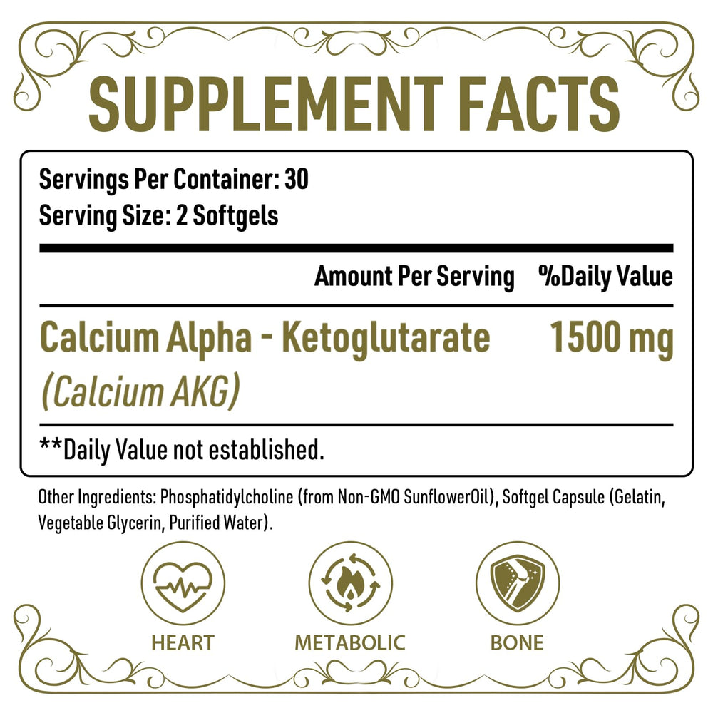 Ajaxerrue liposomal CaKG capsule inside shows softgel format for easy daily use.