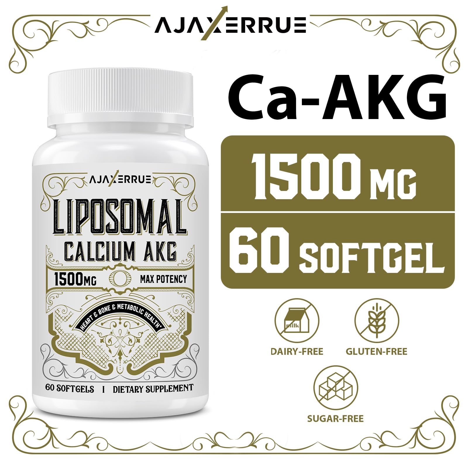 Bones and vitality imagery linked to age defense with AJAXERRUE Ca AKG.
